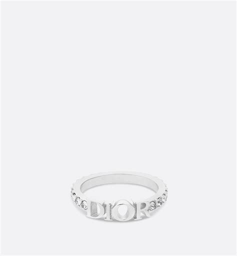 silver dior ring|dior ring size chart.